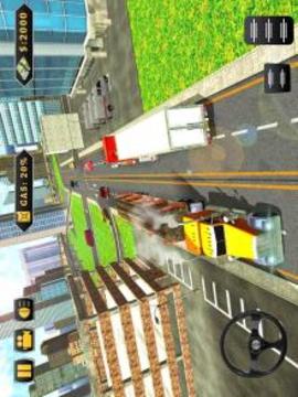 驱动卡车在城市 - 终极驾驶任务游戏截图5