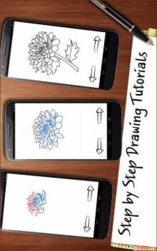 Drawing App Flowers and Boutonnieres游戏截图2