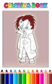 Killer Chucky Coloring Game游戲截圖4