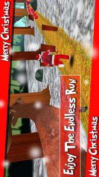 Real Santa Claus Running On Christmas Game***游戲截圖2