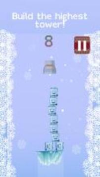 Cold Ice Cube Stacker游戲截圖1