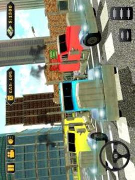 驱动卡车在城市 - 终极驾驶任务游戏截图3