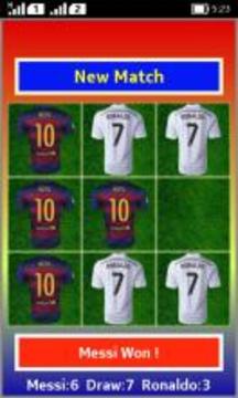 Tic Tac Toe Messi Vs Ronaldo游戲截圖3