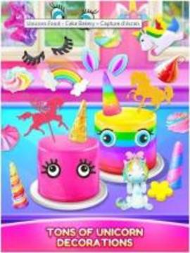 Unicorn cake - rainbow cake游戲截圖3