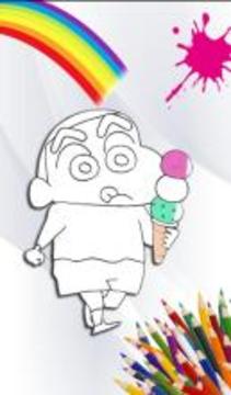 Coloring Book for Shinn chan游戲截圖2