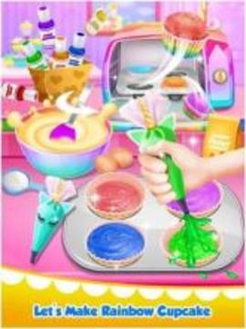 Unicorn cake - rainbow cake游戲截圖1