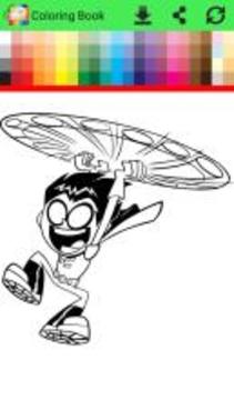 Coloring Pages for Titans Go游戲截圖5