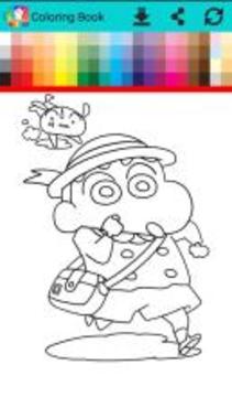 Coloring Book for Shinn chan游戲截圖3