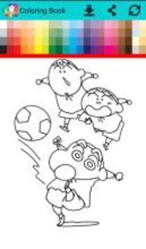 Coloring Book for Shinn chan游戲截圖5