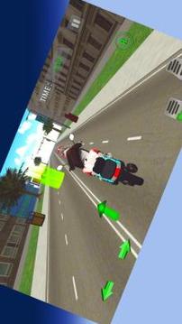 City Traffic Scooter Simulator Bike Rider游戲截圖2