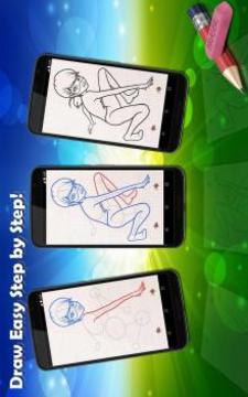 Drawing Lessons Tales of Ladybug & Cat Noir Heroes游戲截圖3