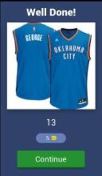 Guess the Jersey Number from season 2017-2018游戲截圖2
