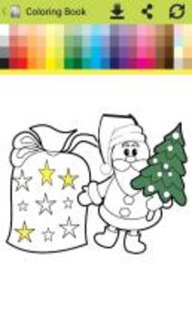 Coloring book for christmas 2018游戲截圖4