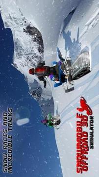 Snowmobile Off-Road 3D Simulator游戲截圖2
