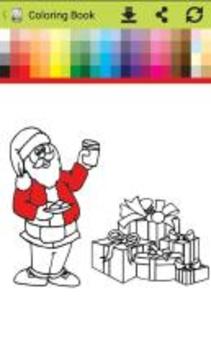 Coloring book for christmas 2018游戲截圖1