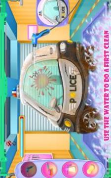 Baby Police Car Wash游戲截圖3