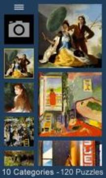 Paintings Jigsaw Puzzles游戲截圖1
