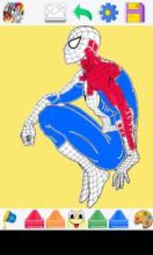 spider coloring man游戲截圖2