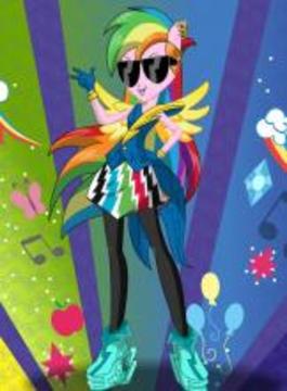 Dress up Rainbow Dash Rainbooms Style游戲截圖2