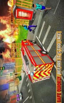 Fire Fighter Truck Real City Heroes游戲截圖4