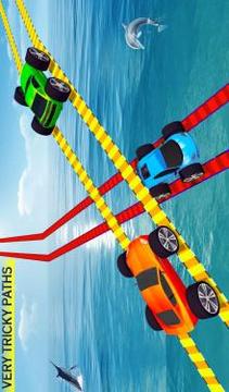 Impossible Monster Car Games游戲截圖2