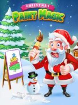 Christmas Paint Magic : Coloring book游戲截圖1