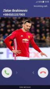 Fake Call Zlatan Ibrahimovic游戲截圖1