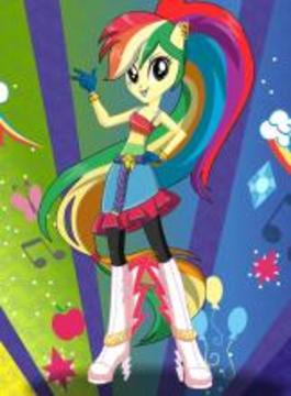 Dress up Rainbow Dash Rainbooms Style游戲截圖3