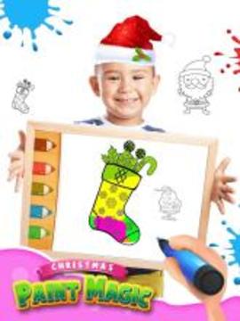 Christmas Paint Magic : Coloring book游戲截圖2