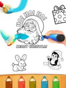 Christmas Paint Magic : Coloring book游戲截圖3