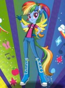 Dress up Rainbow Dash Rainbooms Style游戲截圖1