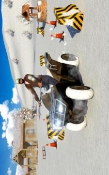 Snow Bike 3D Parking游戲截圖4