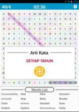 Game Cari Kata游戲截圖5