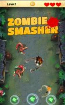 Zombie attack : Smash Zombie Game游戏截图1