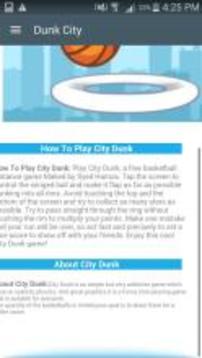 Dunk City Flying Ball 2018游戲截圖1