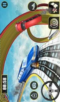 Impossible Limo Driver Smart Car Parking Tracks 3D游戲截圖2