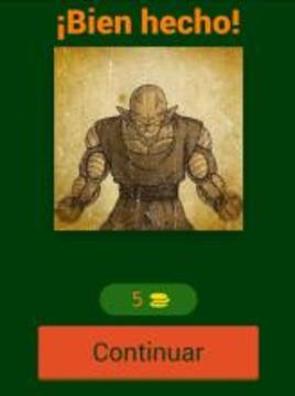 Adivina el Super Guerrero Saiyan游戲截圖5
