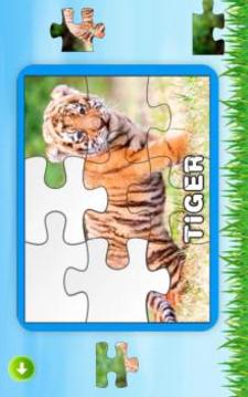 Learn Animals - Kids Puzzle游戲截圖2