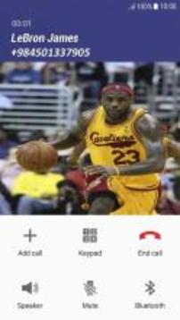 Fake Call LeBron James游戲截圖2