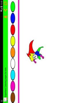 superheros coloring pages book for kids游戲截圖2