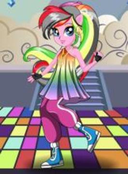 Dress up Rainbow Dash Dance Magic游戲截圖2