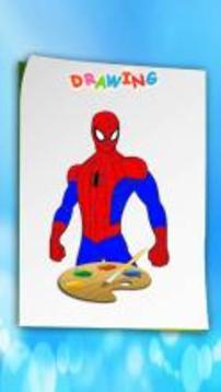 How To Draw Spider-Man (Spider Drawing)游戲截圖2