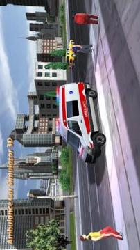 Ambulance Car Simulator 3D游戲截圖1