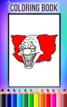 How To Color Pennywise IT (Pennywise Coloring)游戲截圖4