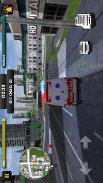 Ambulance Car Simulator 3D游戲截圖4