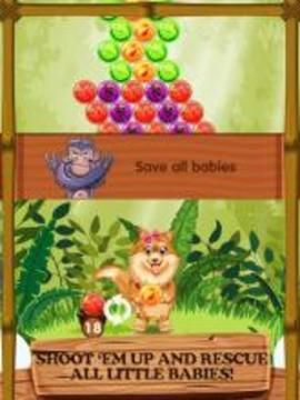Doggy Bubble Shooter Rescue游戲截圖2