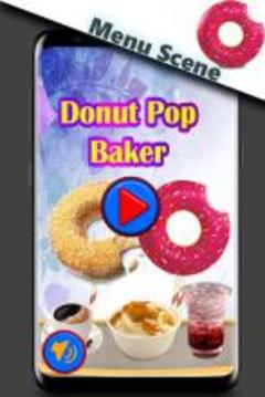Donut Pop Maker - Cooking and Baking Free Games游戲截圖1