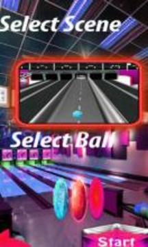 Galaxy 3D Bowling King Free游戲截圖1