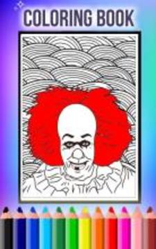 How To Color Pennywise IT (Pennywise Coloring)游戲截圖1