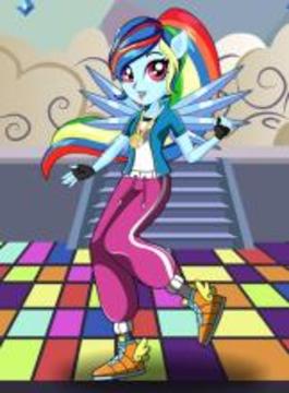 Dress up Rainbow Dash Dance Magic游戲截圖3